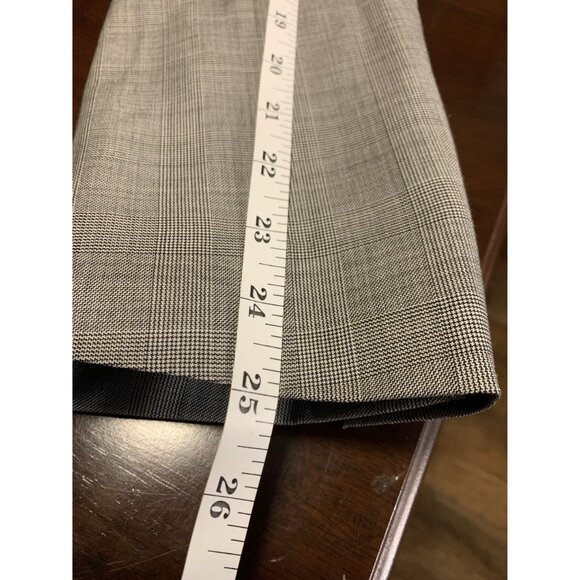 Express Photographer Fitted Plaid Blazer Size 44R Sport Jacket - Picture 8 of 9
